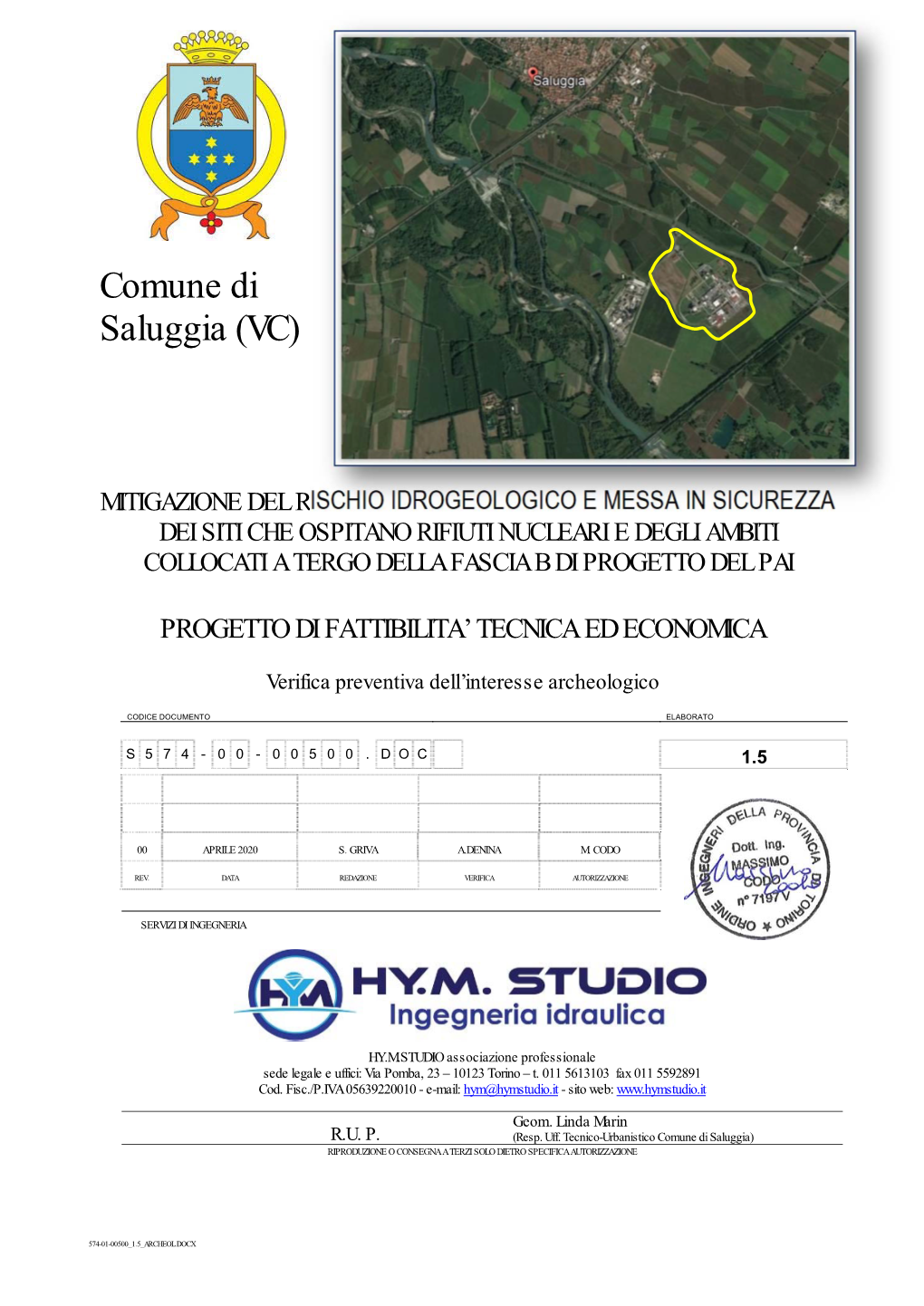 Mitigazione Del Rischio Idrogeologico E Messa in Sicurezza Dei Siti Che Ospitano Rifiuti Nucleari E Degli Ambiti Collocati a Tergo Della Fascia B Di Progetto Del Pai