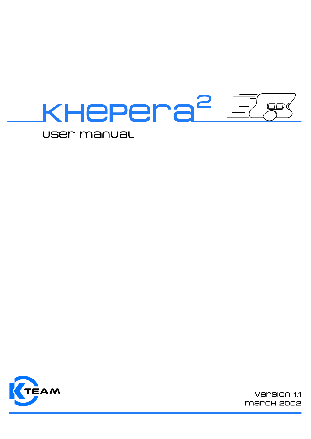 Khepera2 User Manual