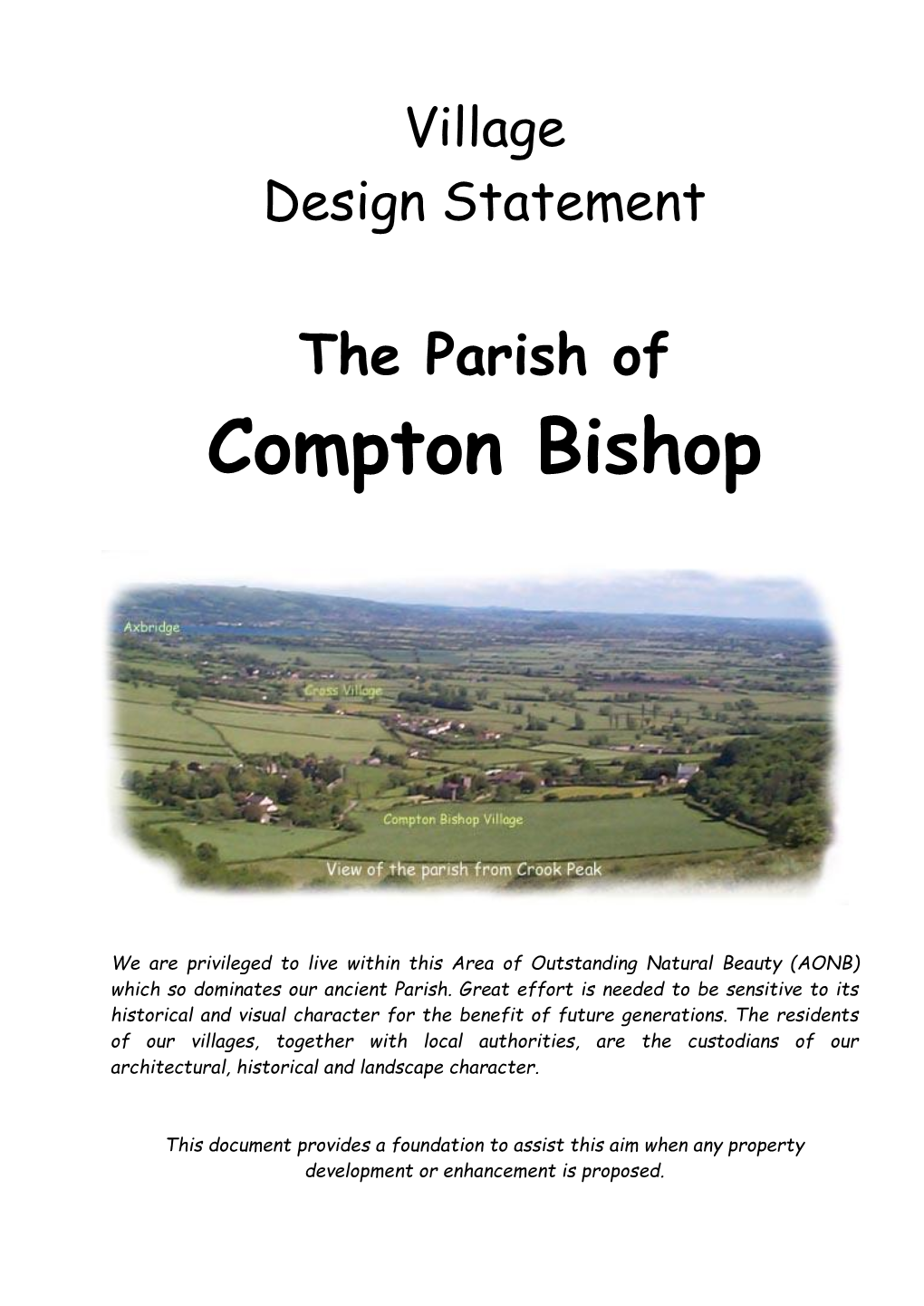 Compton Bishop Village Design Statement