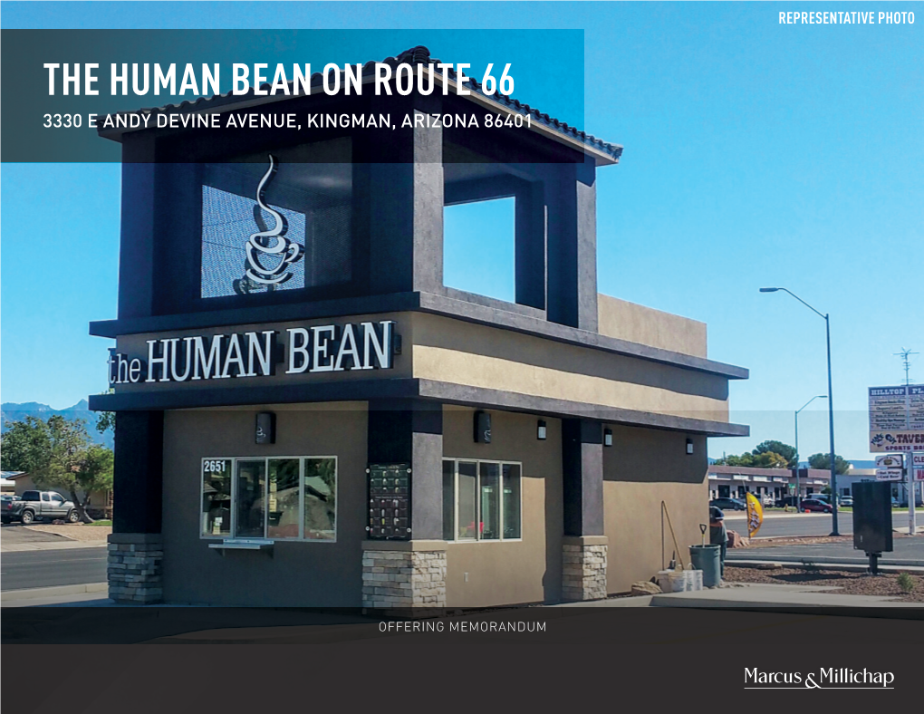 The Human Bean on Route 66 3330 E Andy Devine Avenue, Kingman, Arizona 86401