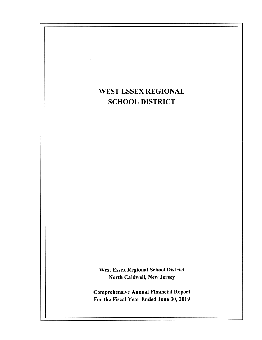 West Essex Regional School District