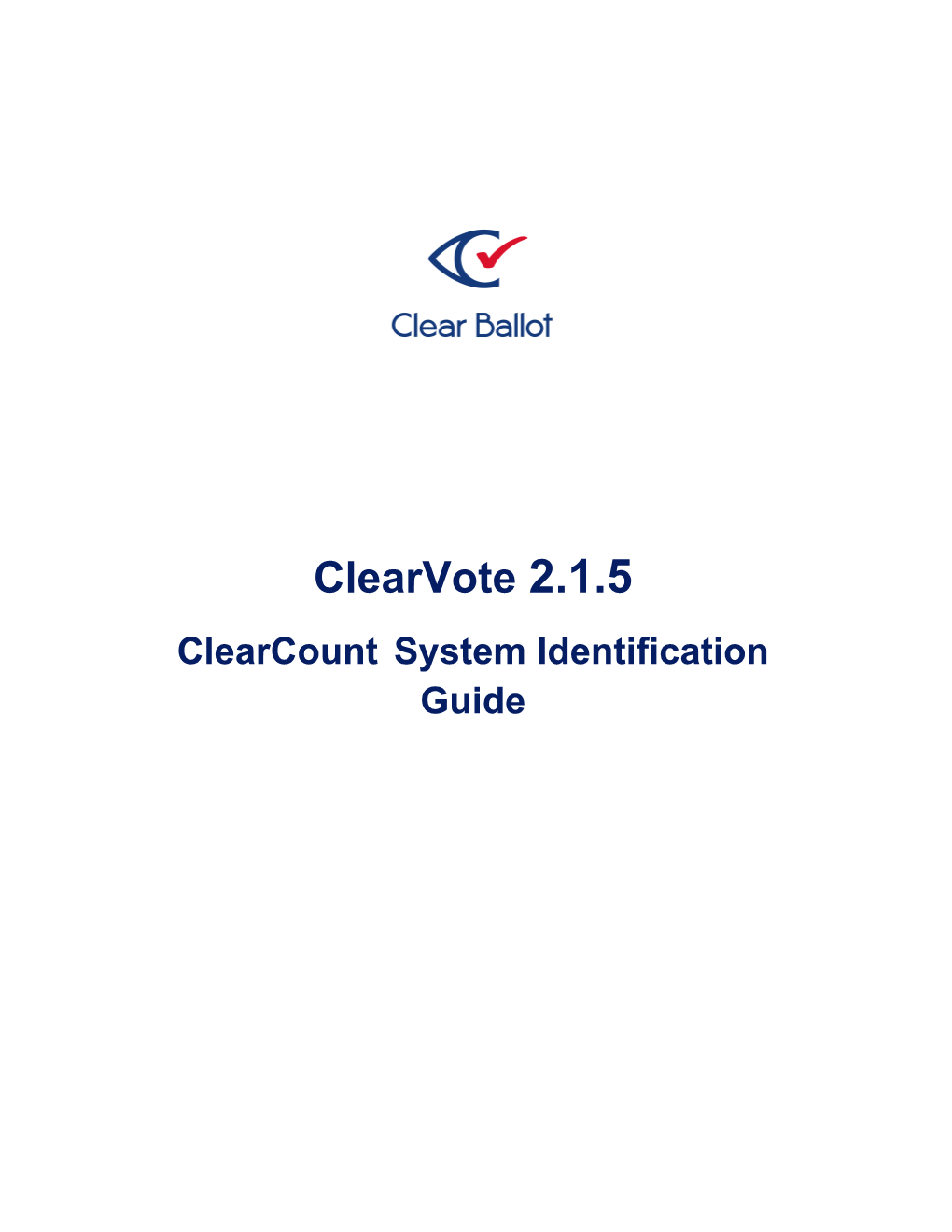 Clearcount System Identification Guide Clearcount System Identification Guide