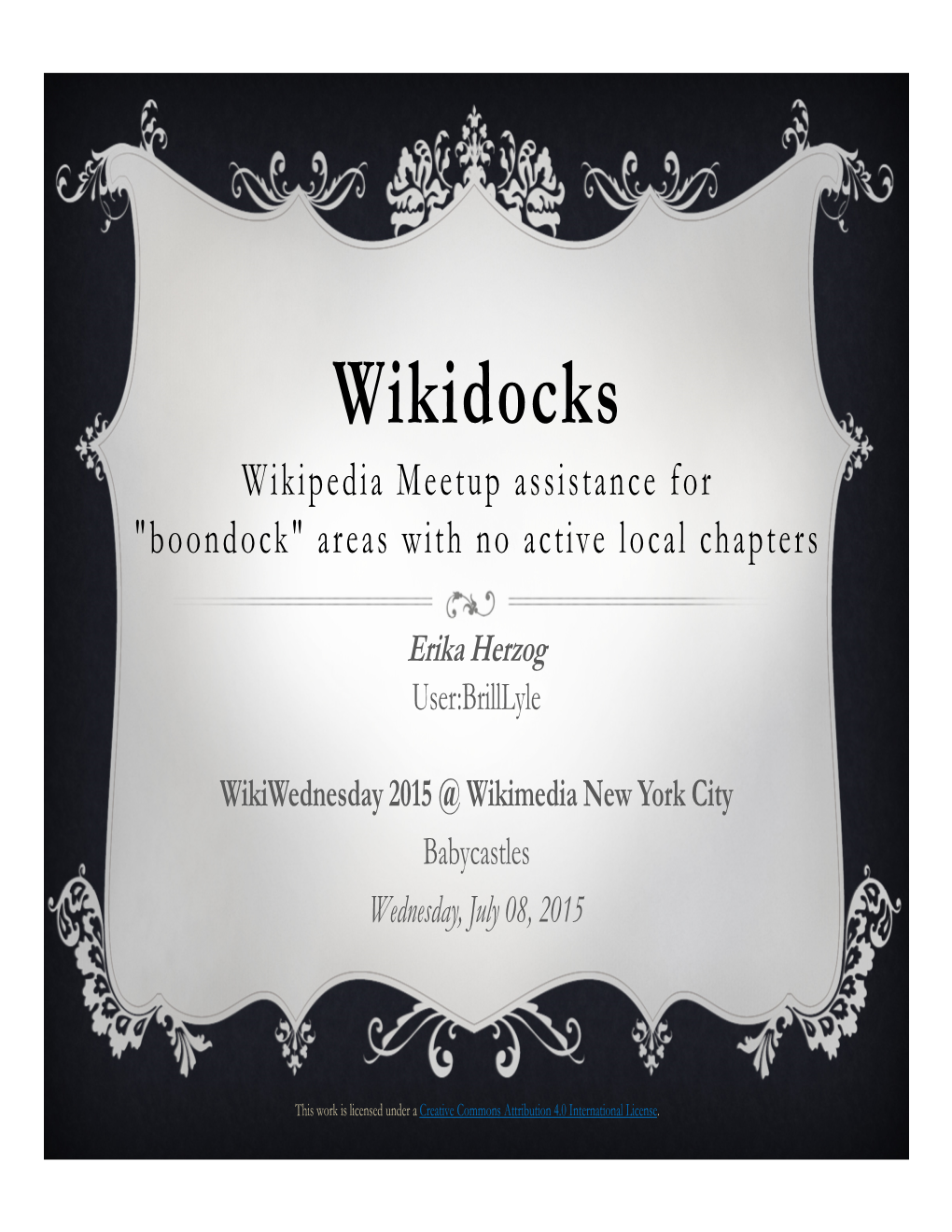Wikidocks. Wikipedia Meetup Assistance