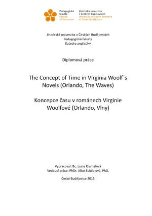 The Concept of Time in Virginia Woolf´S Novels (Orlando, the Waves)