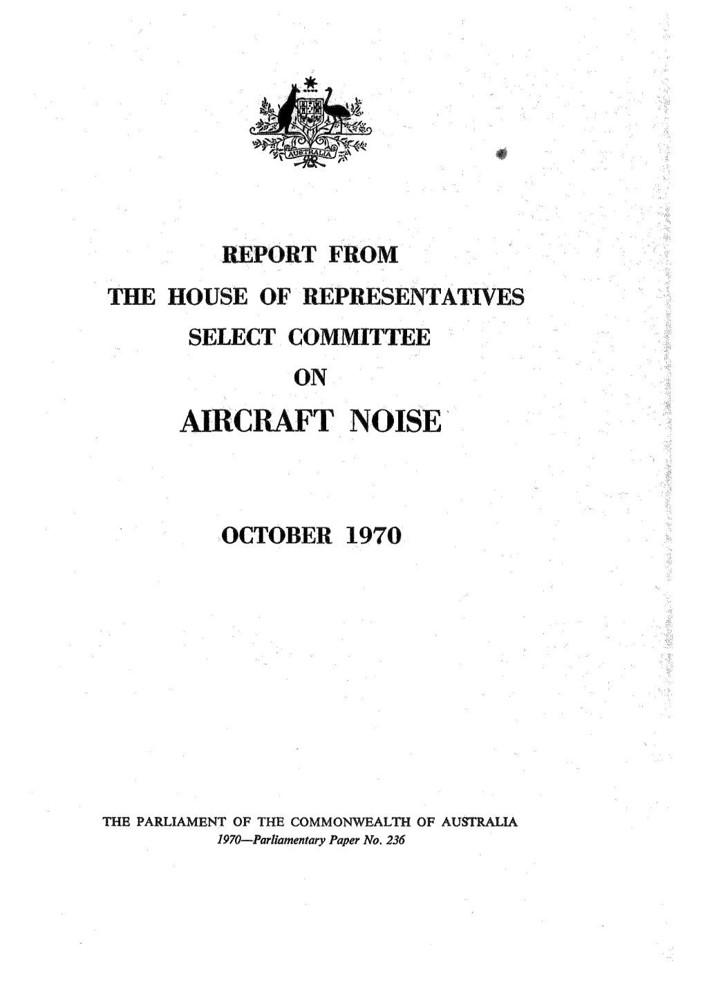 1970—Parliamentary Paper No. 236 1970—Parliamentary Paper No