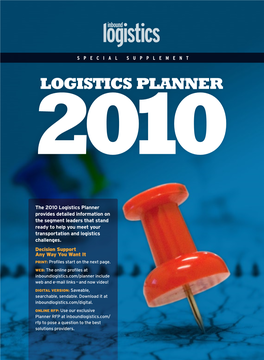 Logistics Planner 2010
