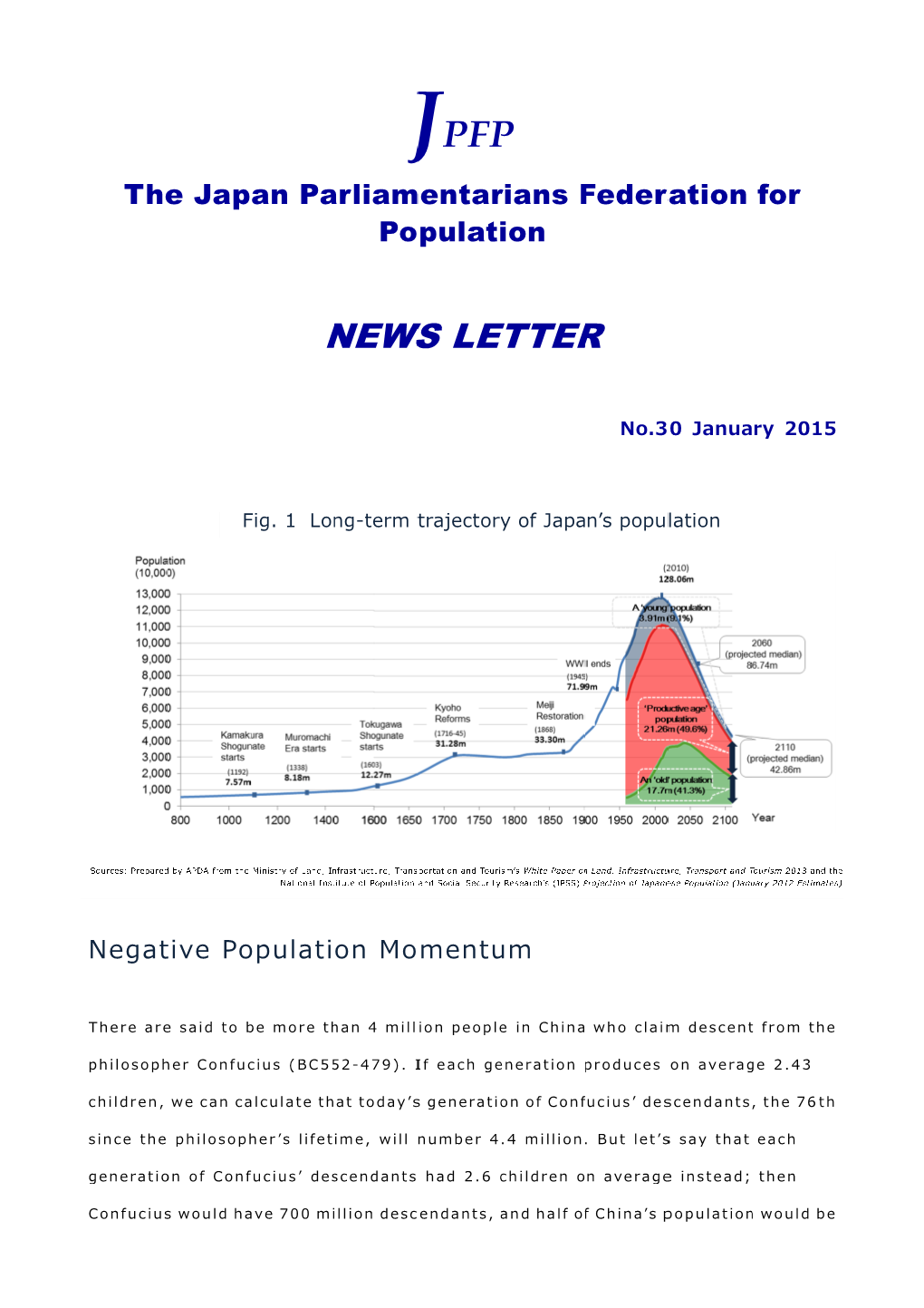 Negative Population Momentum