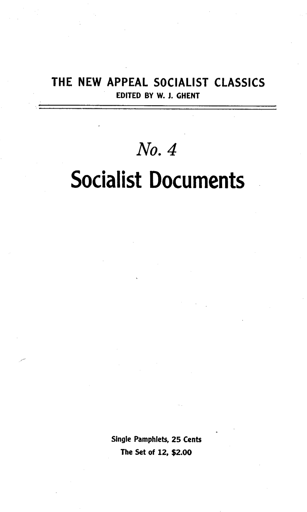 Socialist Documents