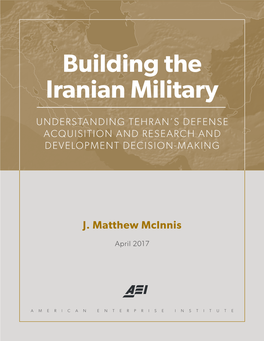 Building the Iranian Military