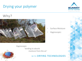 Drying Your Polymer