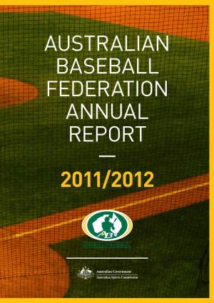 Australian Baseball Federation Annual Report — 2011/2012