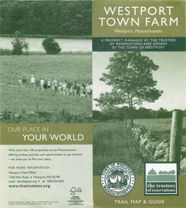 Westport Town Farm Is One of Many Properties Managed by the Trustees in the Area