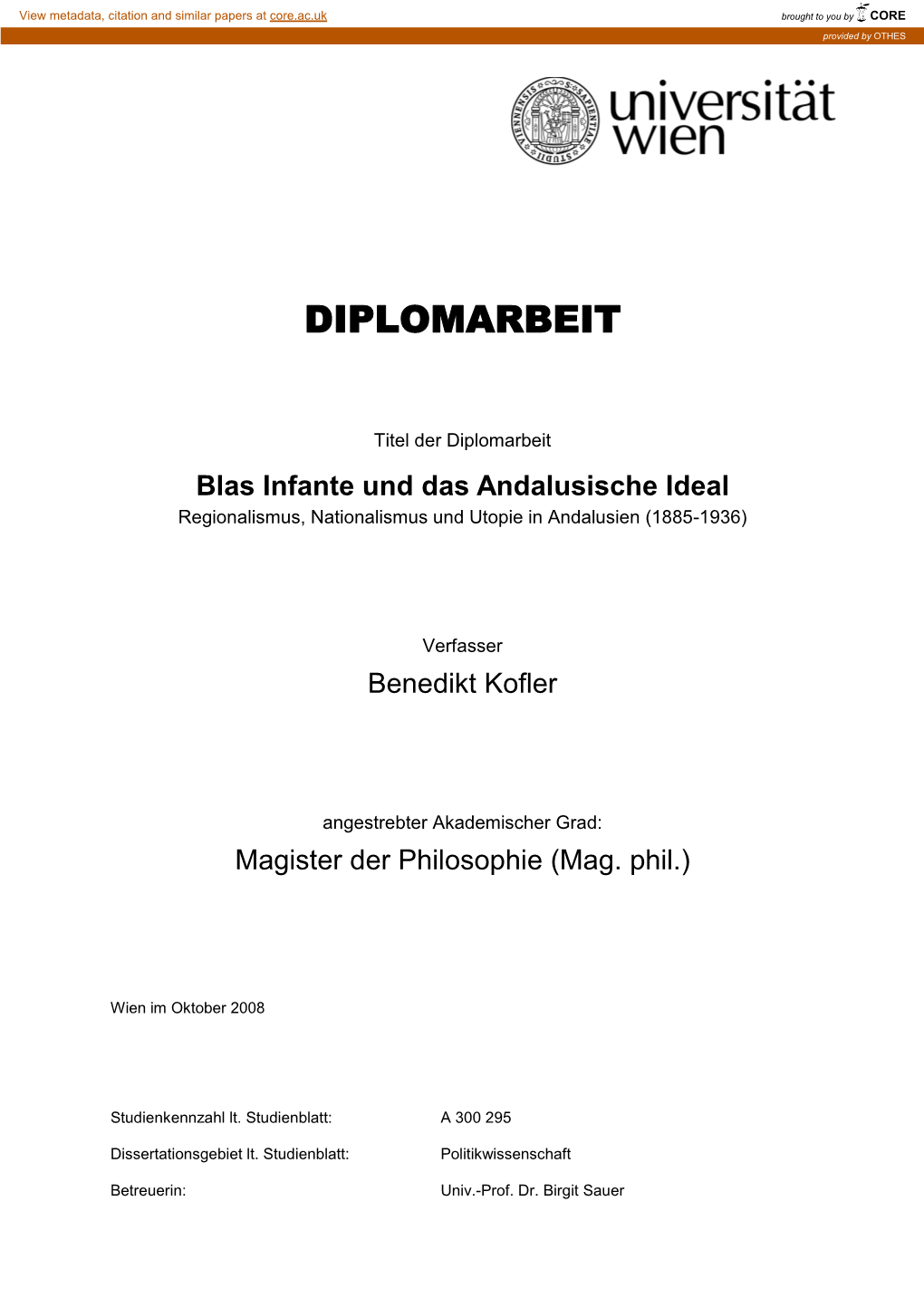 Diplomarbeit