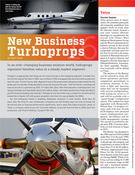 Twins in an Ever-Changing Business Aviation World, Turboprops