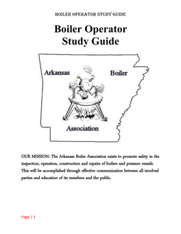 Boiler Operator Study Guide