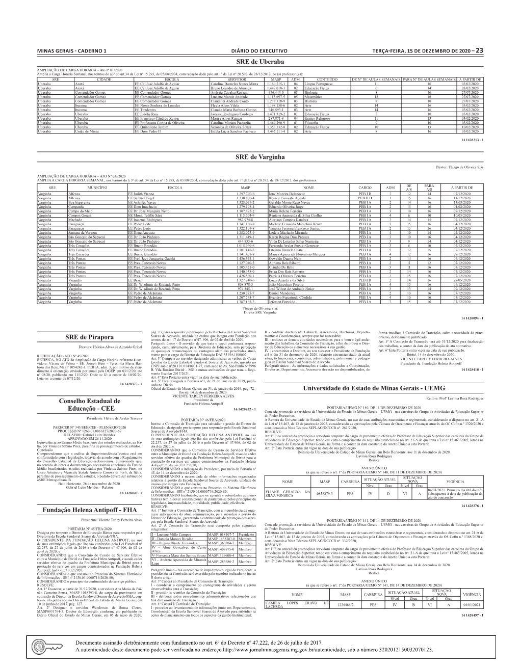 Portaria Nº 141/2020