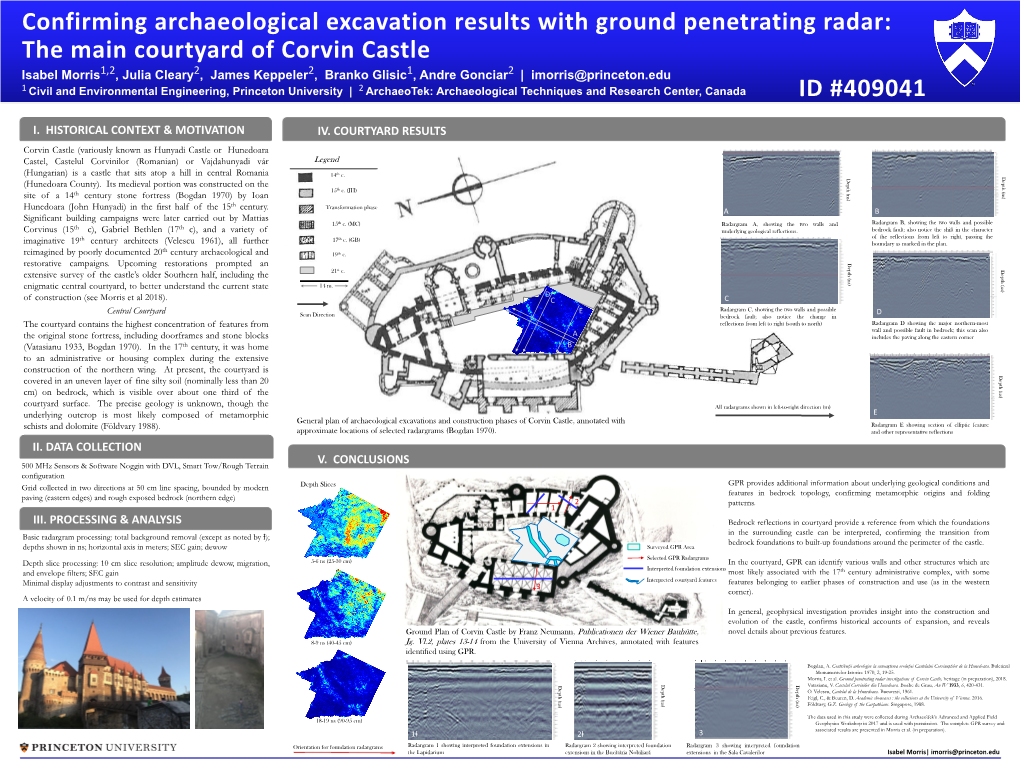 Isabel Morris , Julia Cleary , James Keppeler , Branko Glisic , Andre Gonciar | Imorris@Princeton.Edu III. PROCESSING & A