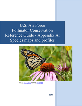 US Air Force Pollinator Conservation