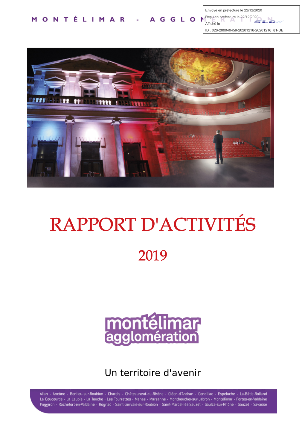 Rapport D'activités 2019