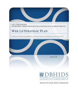 DBHIDS Web 2.0 Strategic Plan