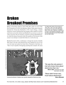Broken Breakout Promises