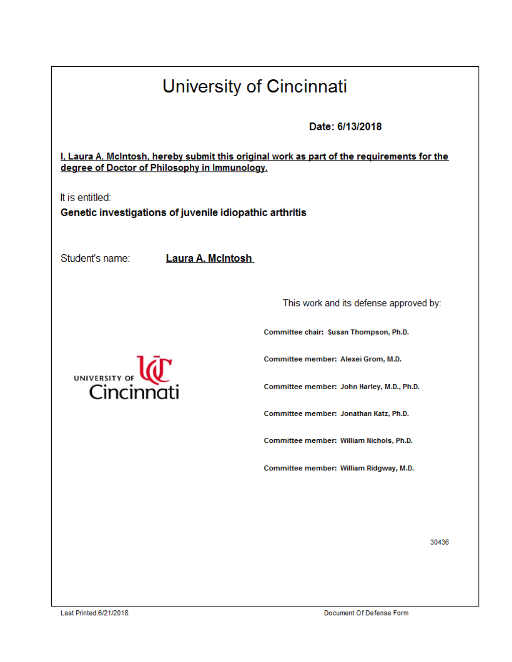 Genetic Investigations of Juvenile Idiopathic Arthritis