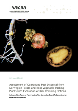 Risk Assessment of Quarantine Pest Dispersal from Norwegian Potato