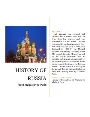 History of Russia from St
