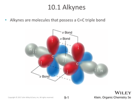 10.1 Alkynes