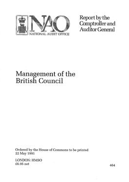 Management of the British Council
