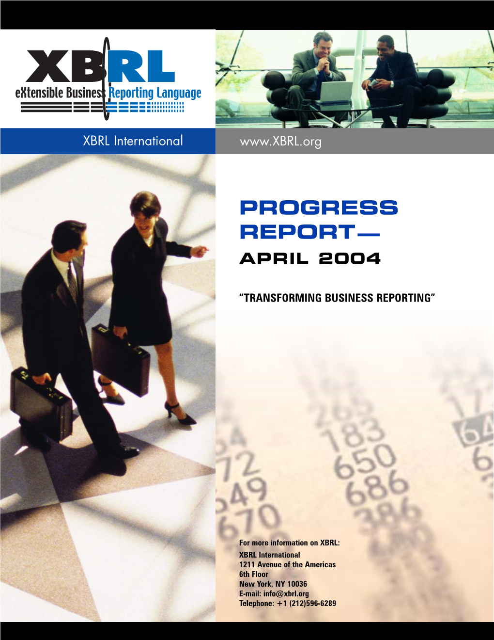 Progress Report— April 2004