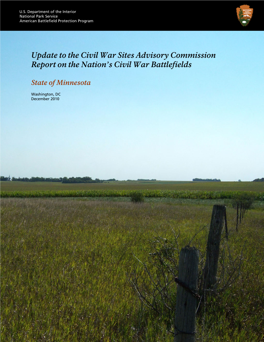 Update to the Civil War Sites Advisory Commission Report on the Nation’S Civil War Battlefields