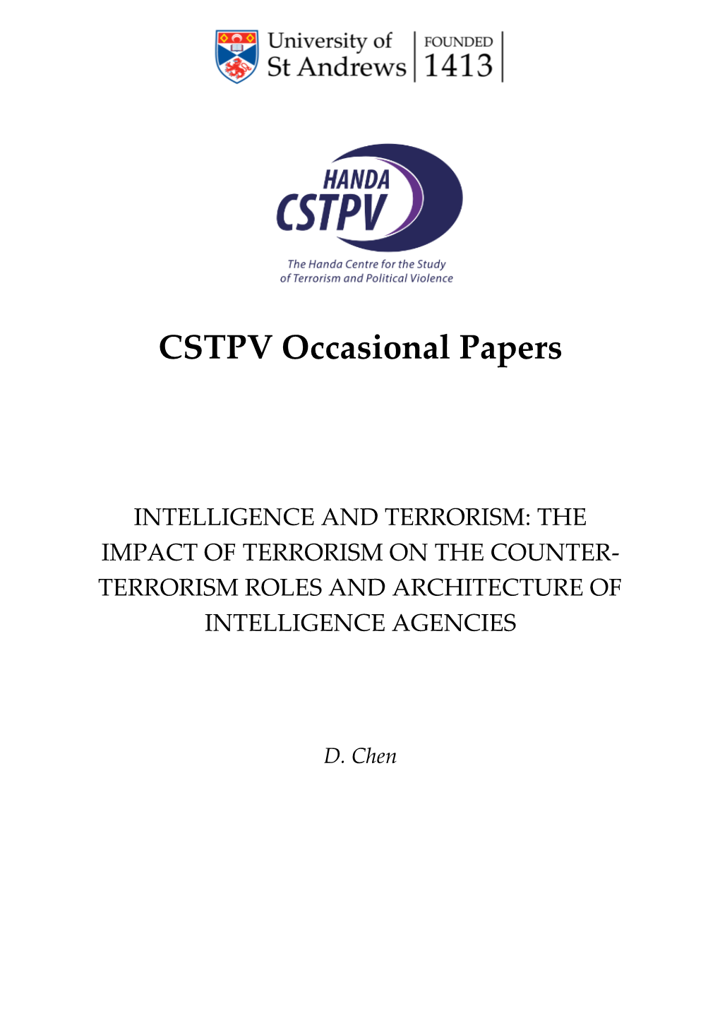 CSTPV Occasional Papers