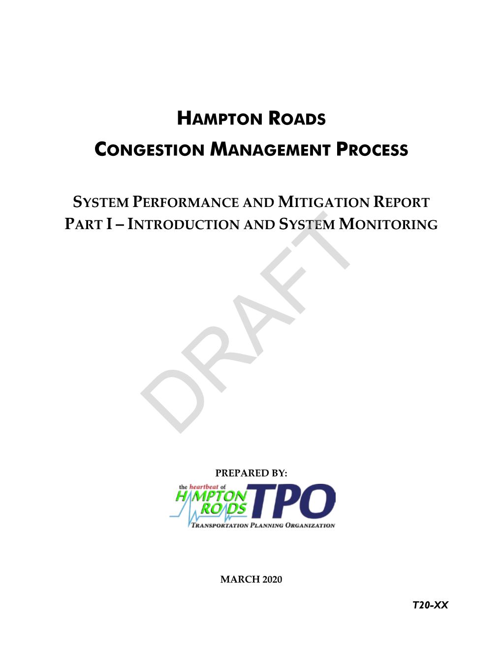 Hampton Roads Congestion Management Process