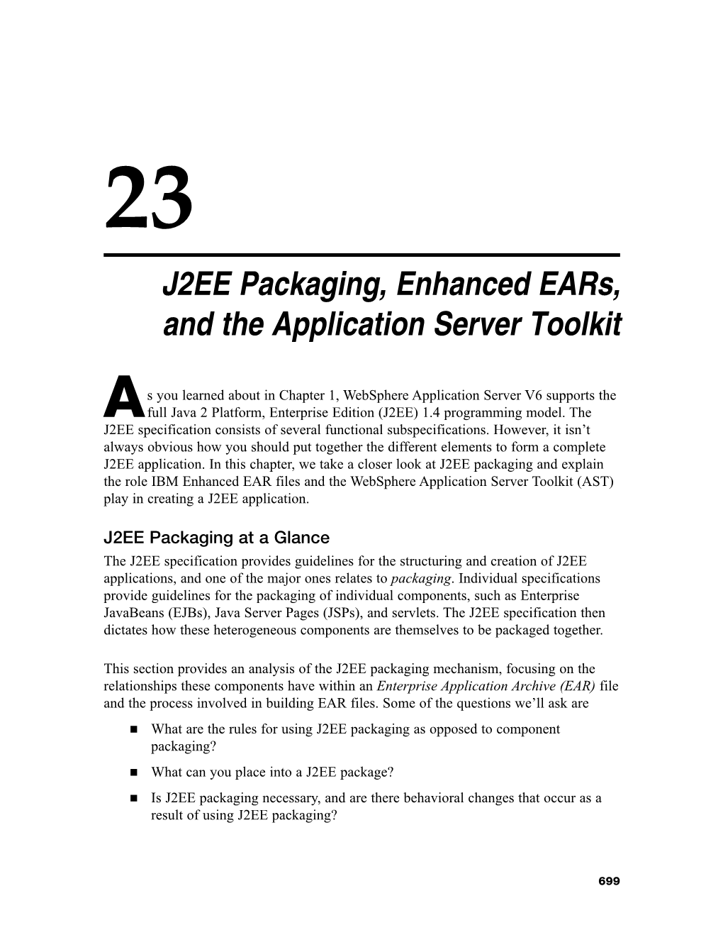 J2EE Packaging, Enhanced Ears, and the Application Server Toolkit