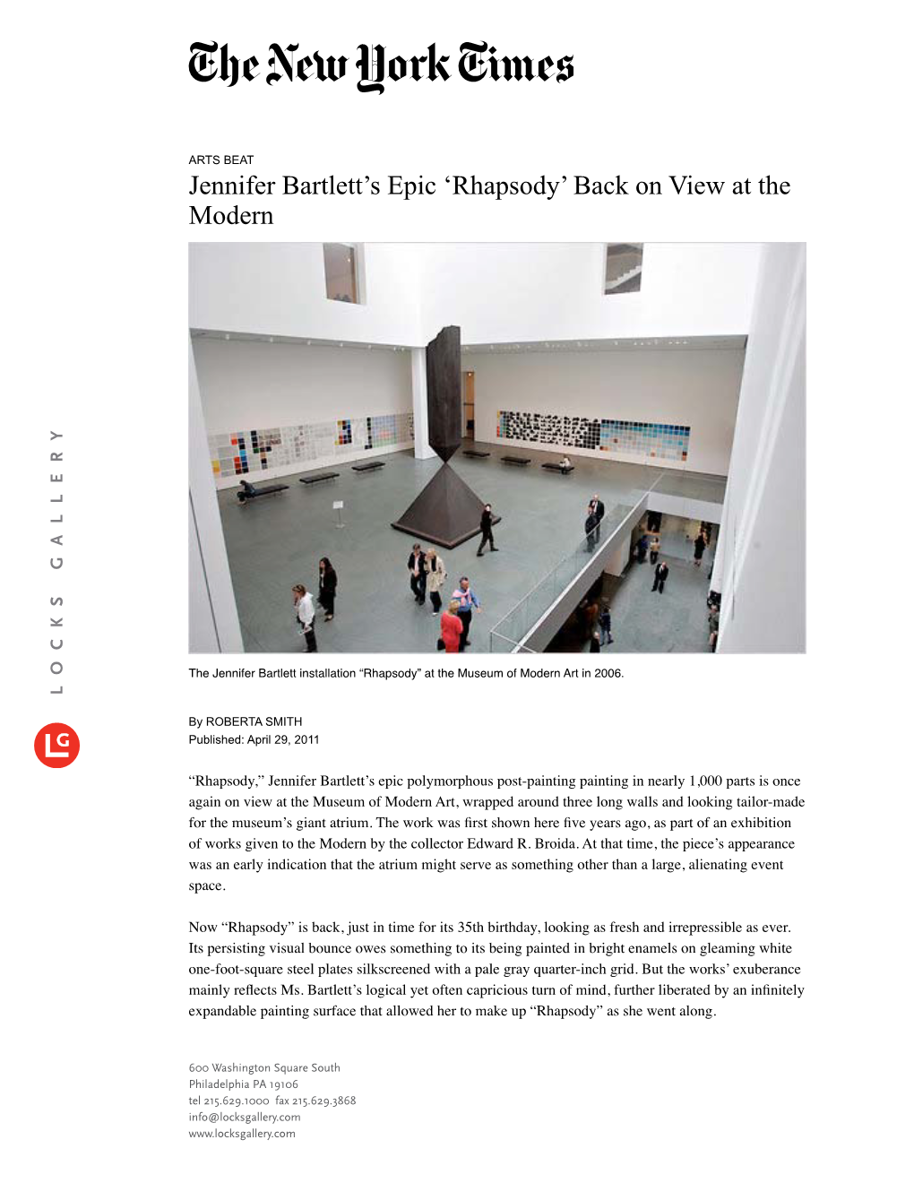 Rhapsody’ Back on View at the Modern