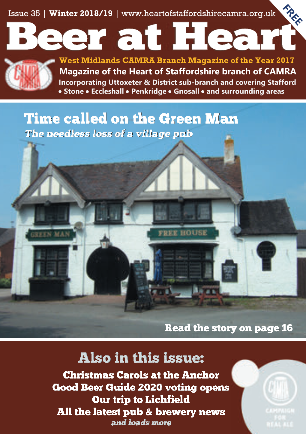 Magazine of the Heart of Staffordshire Branch of CAMRA