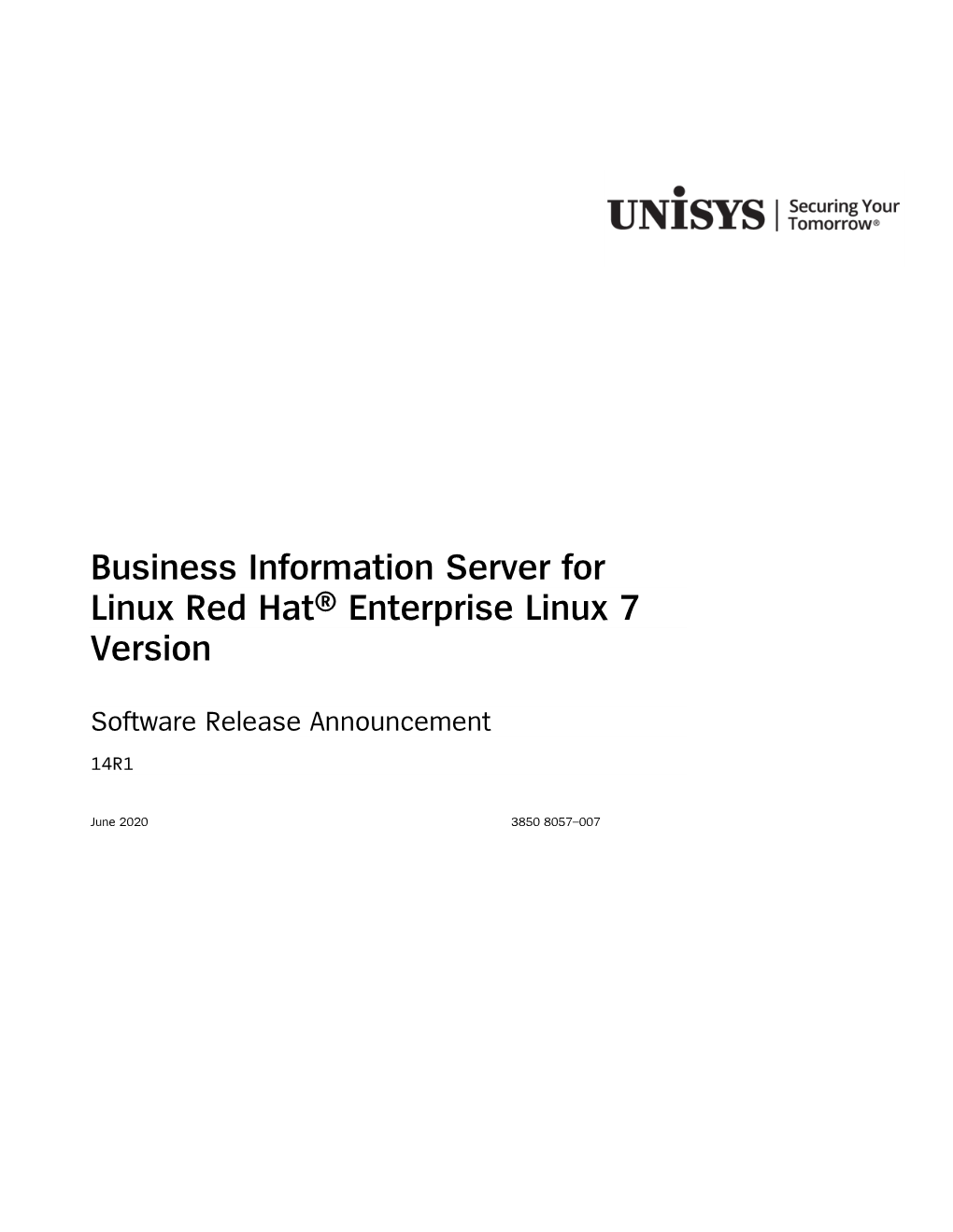Business Information Server for Linux (Red Hat 7)