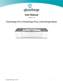 Glowforge‌ ‌Pro‌ ‌| ‌‌Glowforge‌ ‌Plus ‌‌| ‌‌Glowforge‌ Basic‌ ‌ ‌