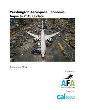 Washington Aerospace Economic Impacts 2018 Update