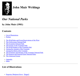 John Muir Writings Our National Parks