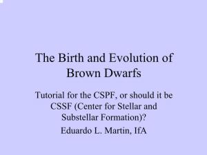 The Birth and Evolution of Brown Dwarfs
