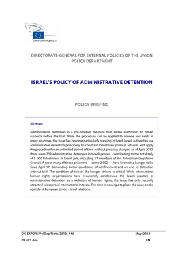 Administrative Detention