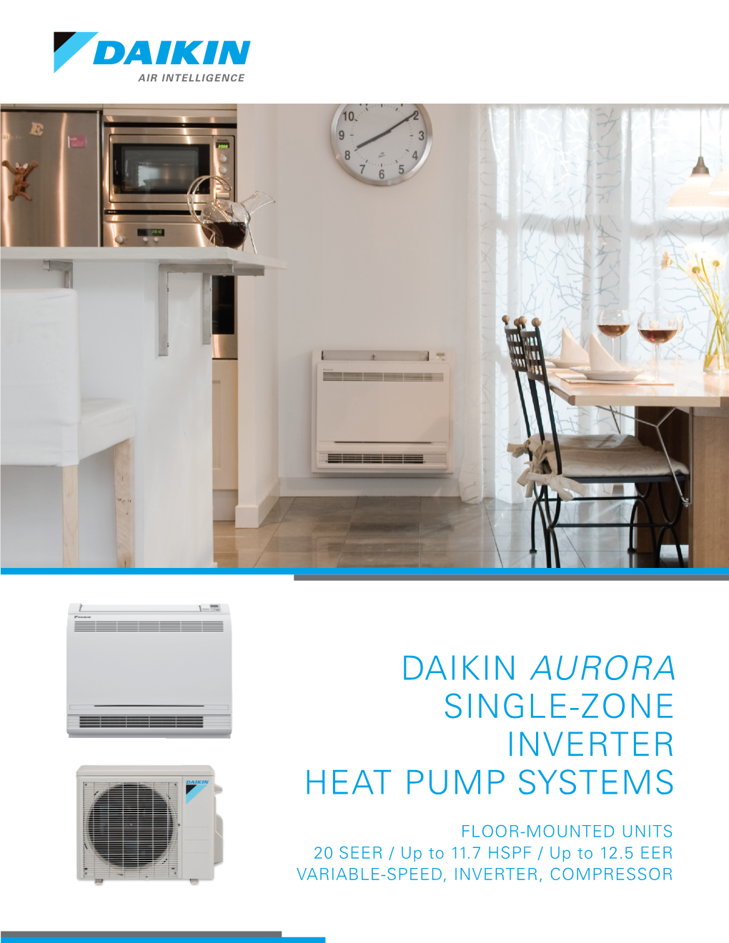 Daikin Aurora Single-Zone Inverter Heat Pump Systems