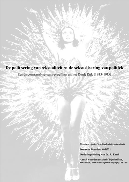 De Politisering Van Seksualiteit En De Seksualisering Van Politiek Een Discoursanalyse Van Revuefilms Uit Het Derde Rijk (1933-1945)