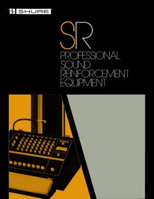 SR Professional Sound Reinforcement