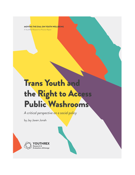 Trans Youth and the Right to Access Public Washrooms