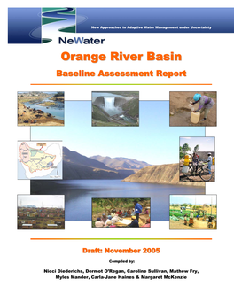 Orange River Basin BAR Draft-November2005