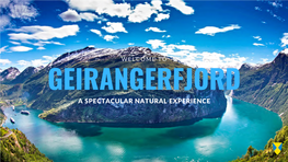 A Spectacular Natural Experience