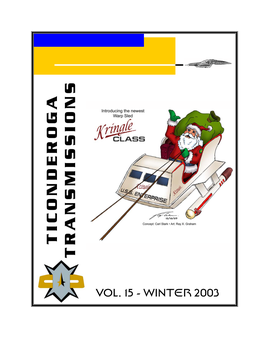 Winter 2003 Ticonderoga Transmissions Volume 15-Winter 2003